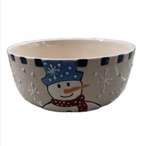 Vintage Ganz Snowman Bowl
